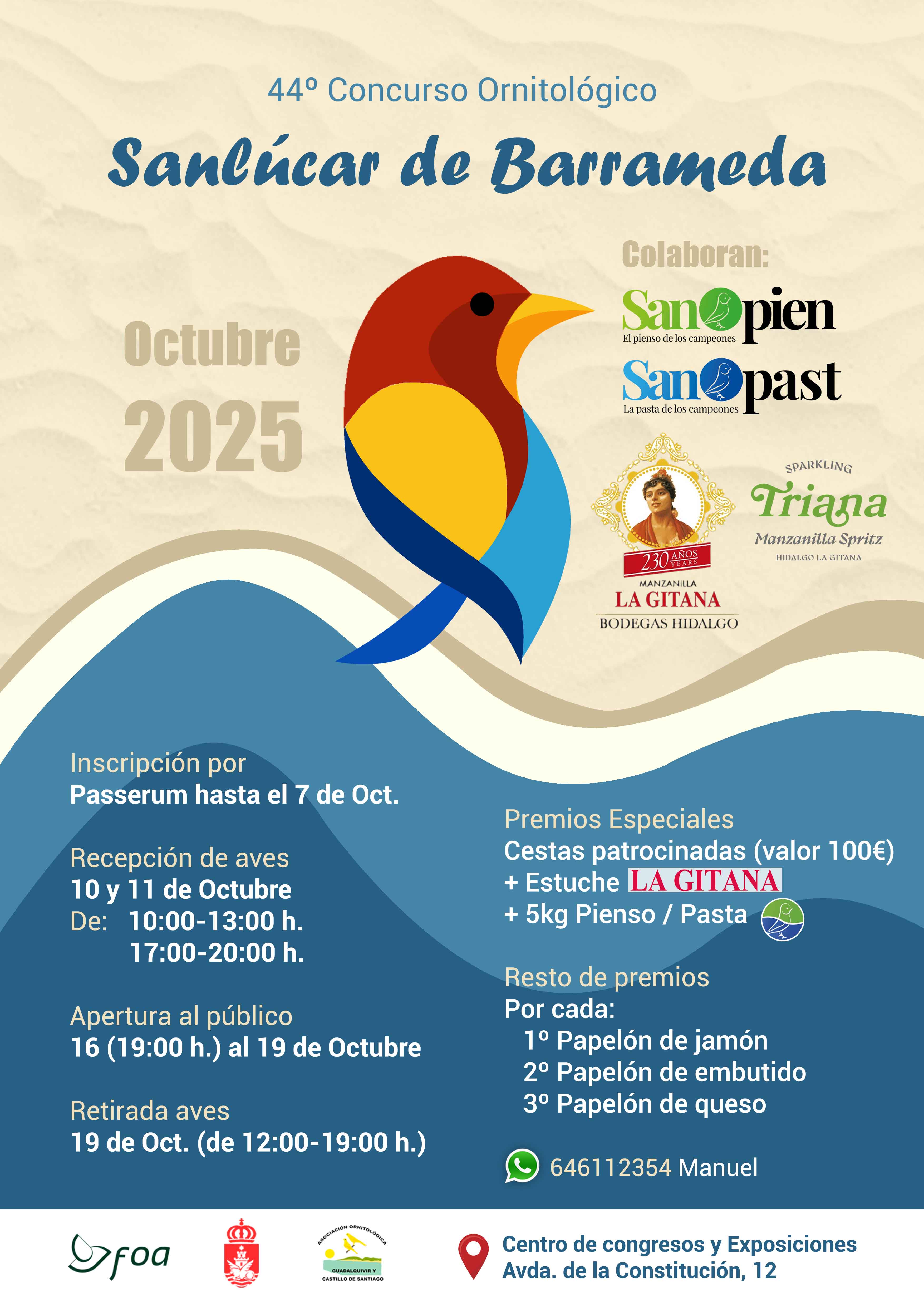 44º Concurso ornitológico SANLÚCAR DE BARRAMEDA