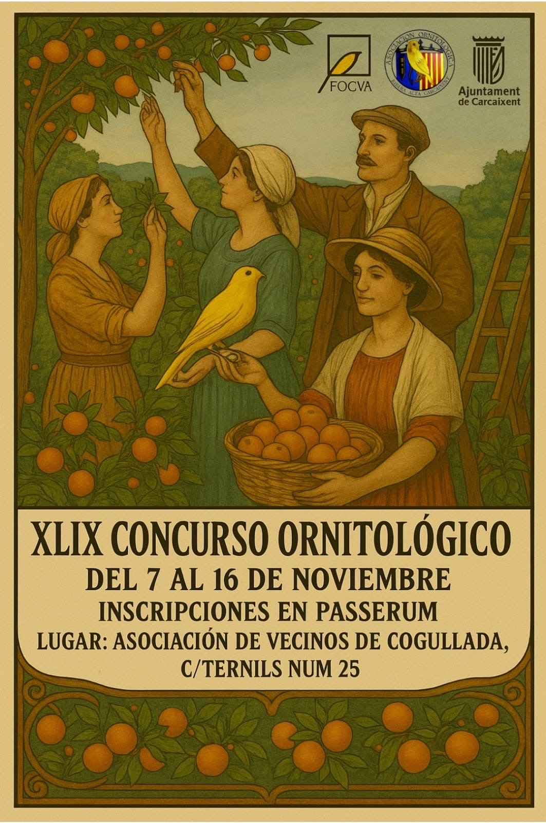 XLIX Concurso exposición ornitológico Ribera Alta de Carcaixent