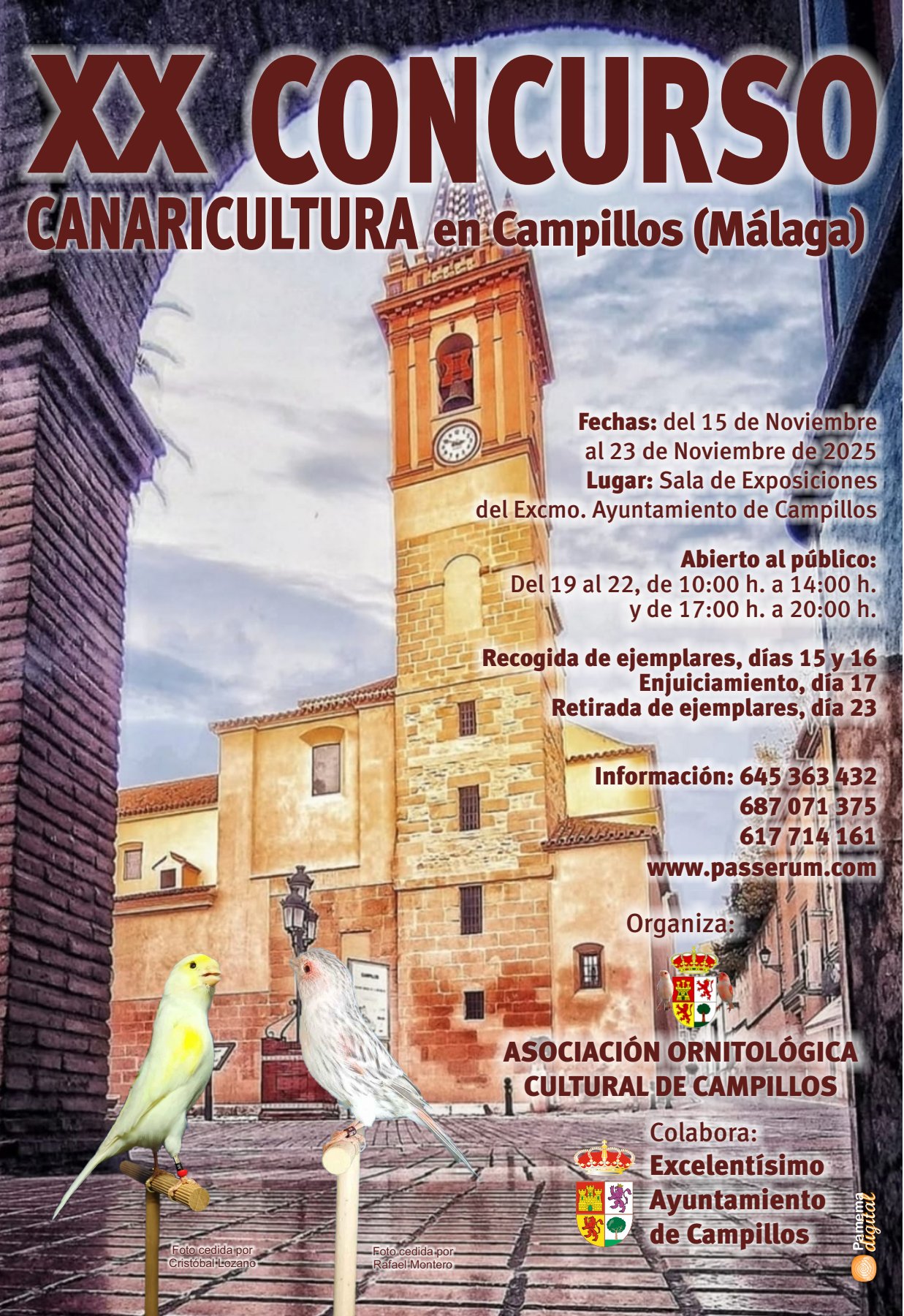 Exposición ornitológica de Campillos